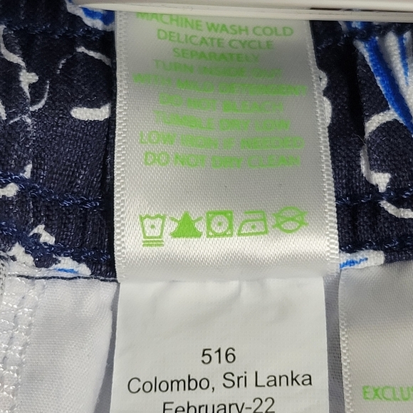 Lilly Pulitzer Taron Mid Rise Linen Pant Size Medium. - Picture 9 of 13